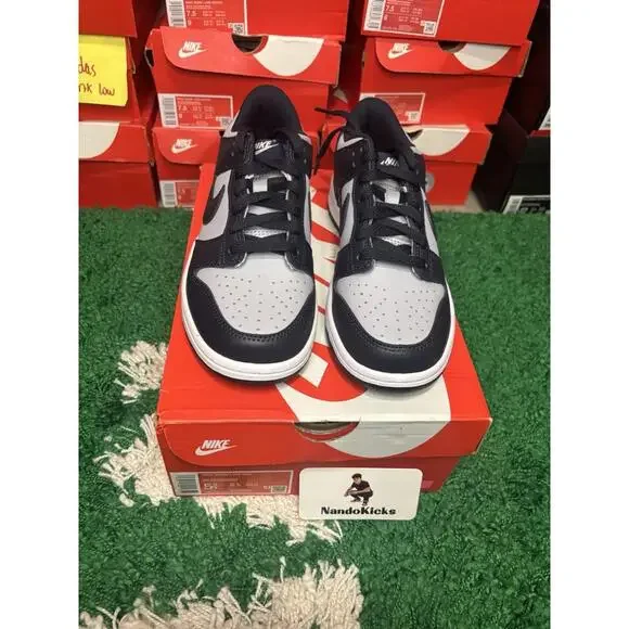 Nike Dunk Low Georgetown New CW1590-004 GS Size 5.5y / 7W